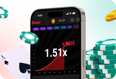 vista do jogo aviator casino pin up em um celular